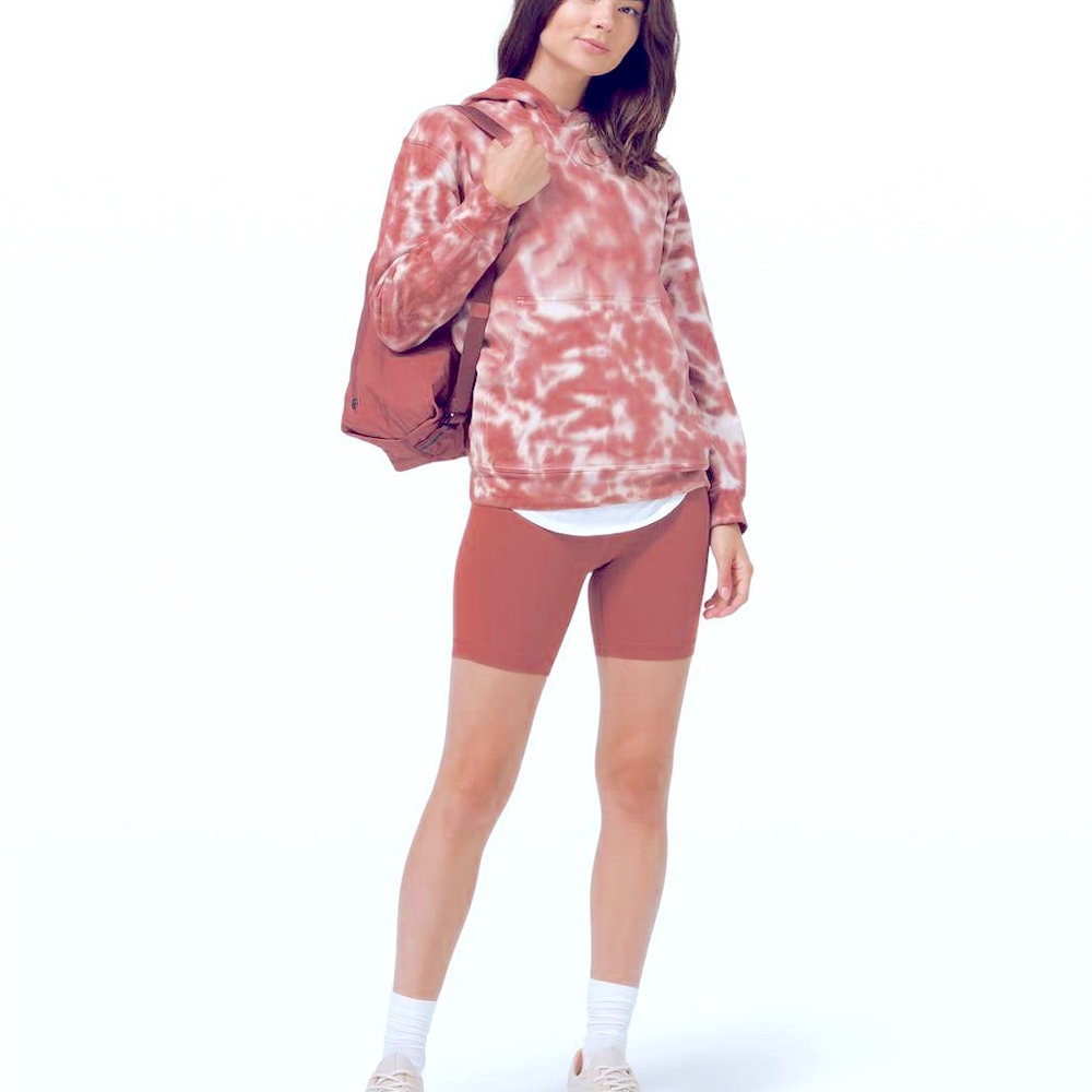 LULULEMON All Yours Tie-Dye Hoodie Rose Brier Pink 8